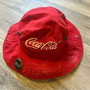 Coca Cola Red Bucket Boonie
Hat W/ Bottle Opener Hiking
Camping